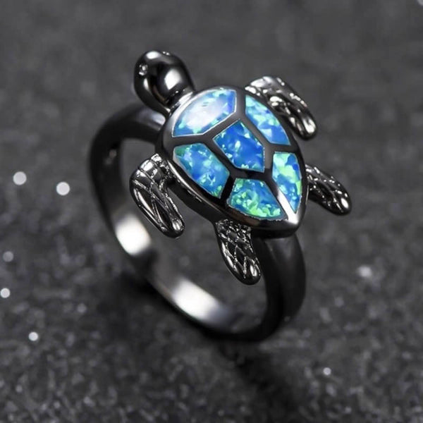 Bague tortue argent shops