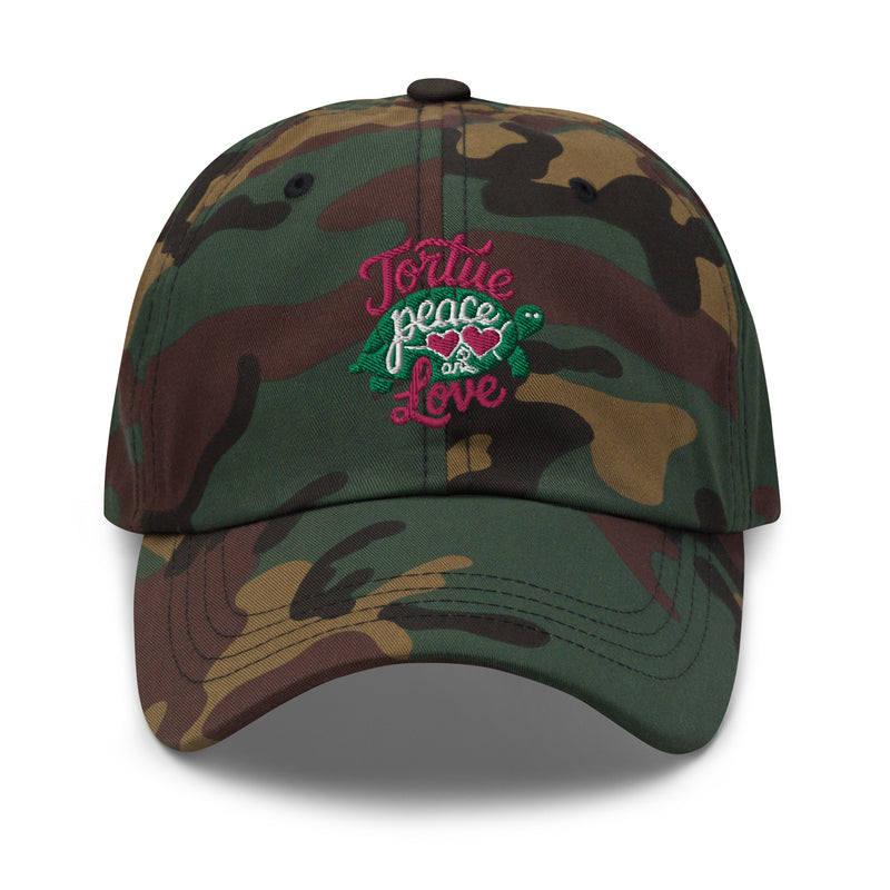 Casquette Tortue <br> Paix Coeur