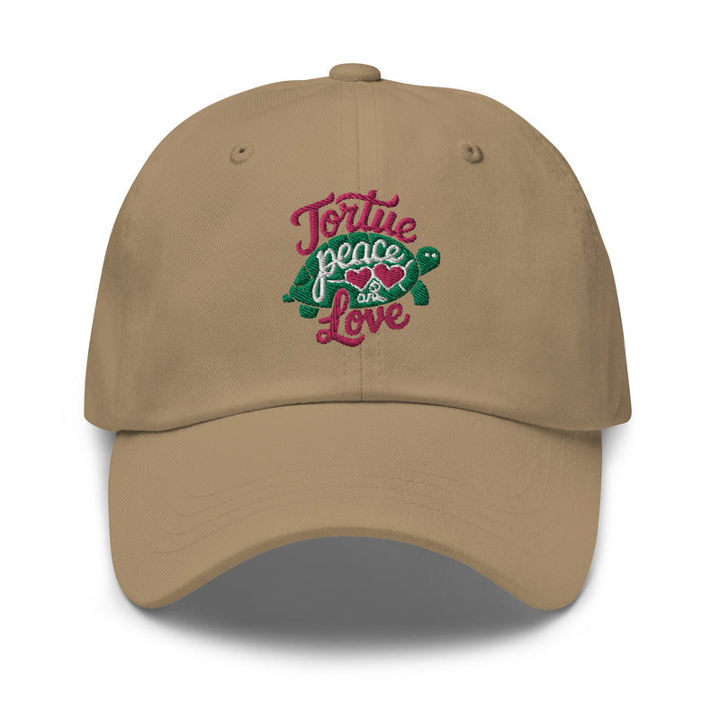 Casquette Tortue <br> Paix Coeur