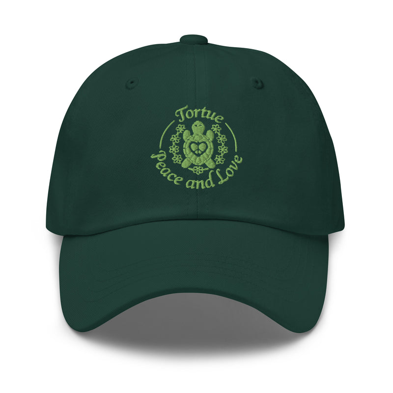 Casquette Tortue <br> Peace and Love