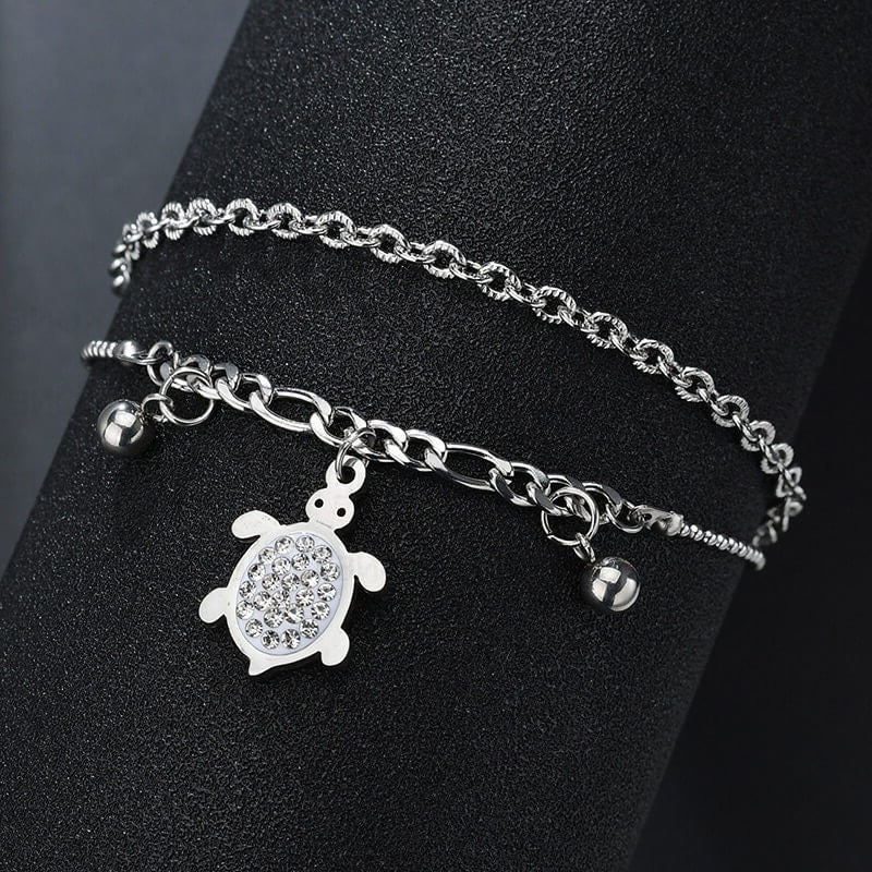 Bracelet Poignet Tortue visuel Crystal